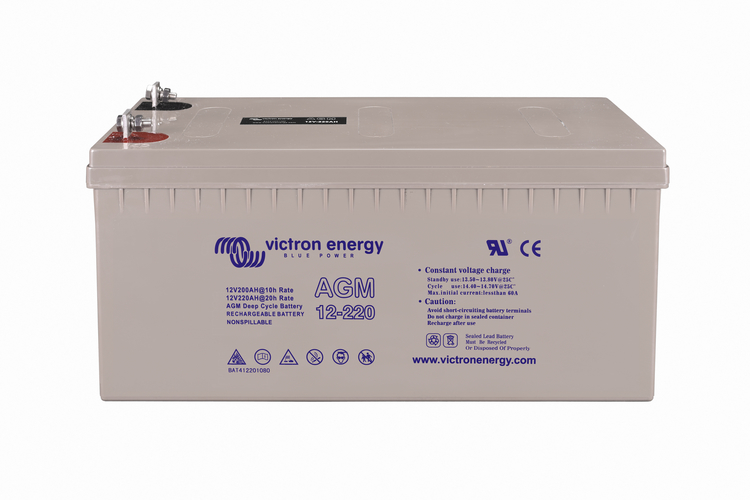 Batterie Vtpower VTL375640I. 75Ah - 640A(EN) 12V. Boîte L3 (277x174x190mm)  - VT BATTERIES