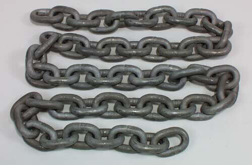 Image of all-chain anchor rode.