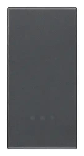 EIKON: 1M INTERCHANGE BUTTON, CUSTOMIZABLE, GREY, LIGHTABLE product image