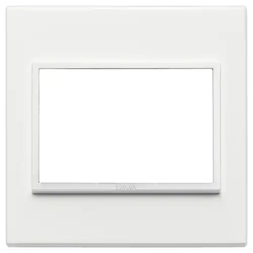 EIKON: COVER PLATE 3M BRITISH STANDARD TOTAL WHITE product image