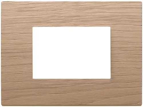 EIKON: 3M COVER PLATE, SOLID WOOD, OAK product image