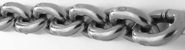 5/16" Stainless Steel Chain Per Foot