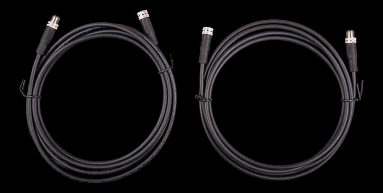 Cable - M8 Circular Connector for Li-ion Batteries 1-Meter (Bag of 2)