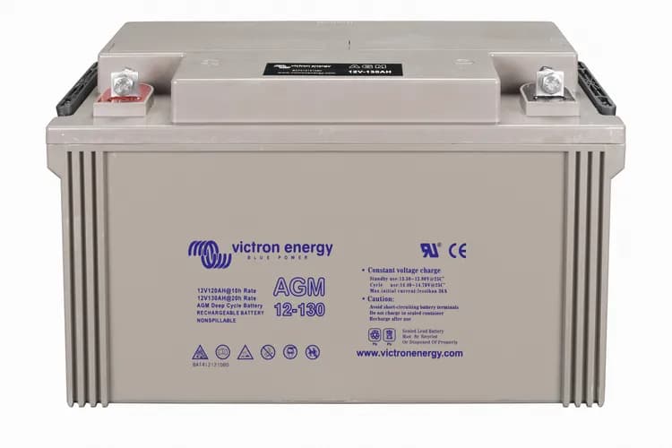 Battery: AGM Deep Cycle 12V/130Ah