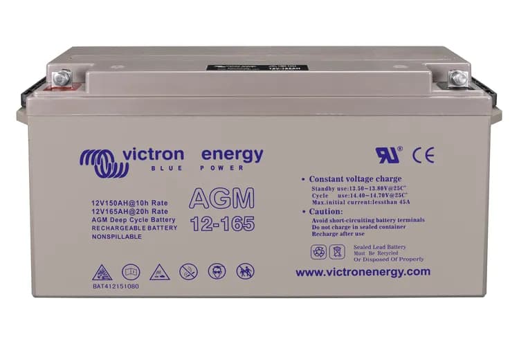 Battery: AGM Deep Cycle 12V/165Ah