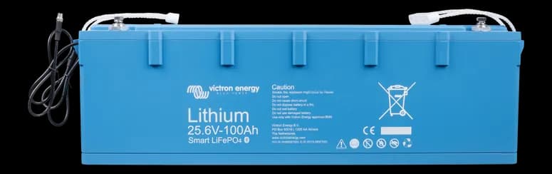 Battery: Smart Li-ion 25.6V, 100Ah, Smart