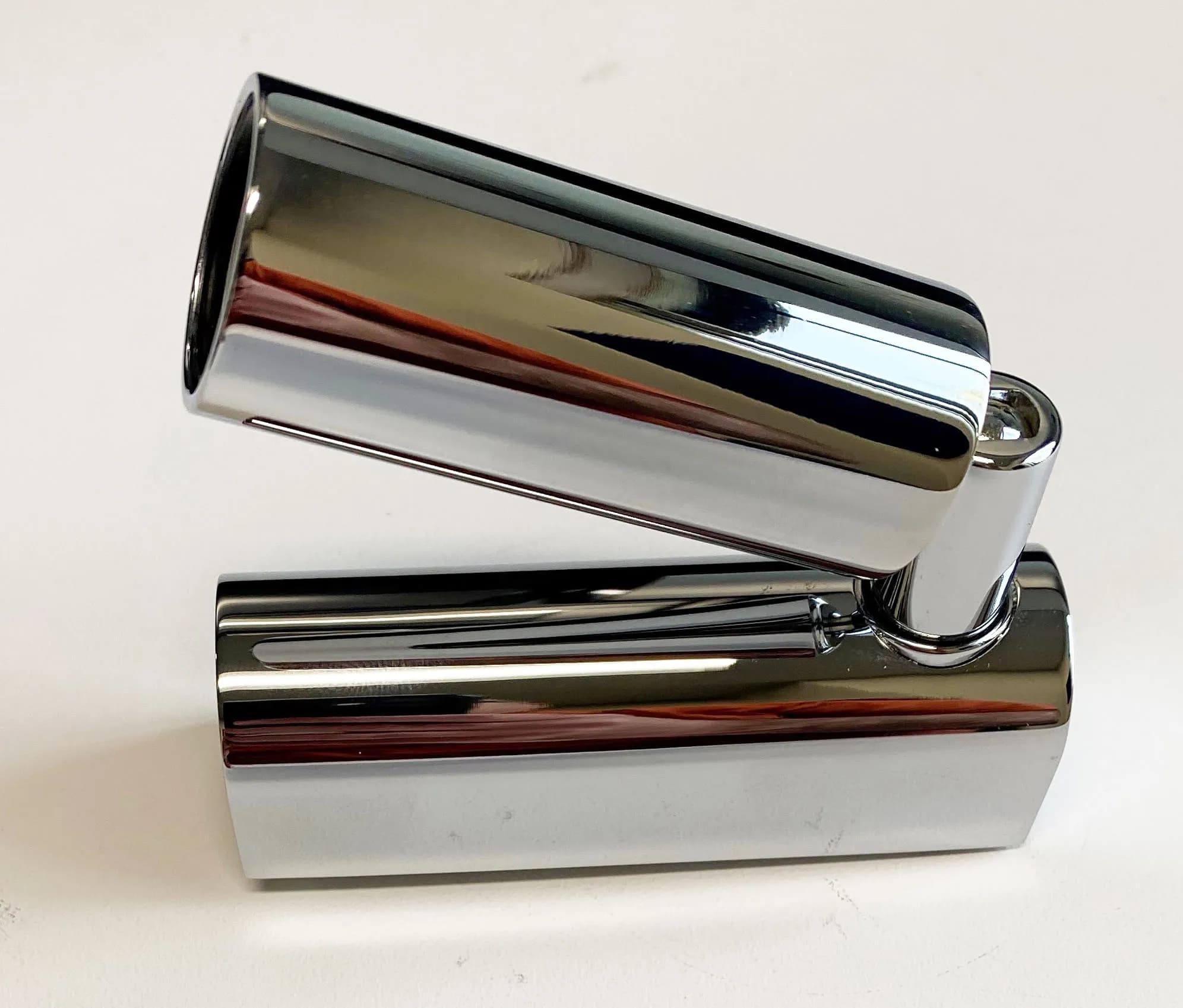 Pan Adjustable Wall Light in Polished Chrome, with Switch, 3000K LED, Internal Driver