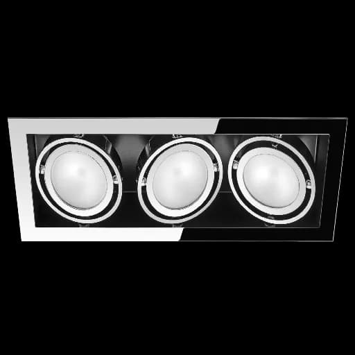 Evia 3-35H Triple Adjustable Downlight 2700-6000K Tunable White 24VDC