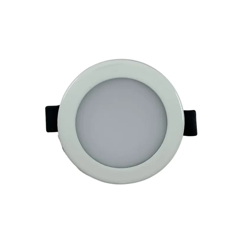BCM Orlando 85, Bi-Color Warm White and Red, White Trim Ring, Spring Mount, 4W, 8-32VDC, IP66 product image