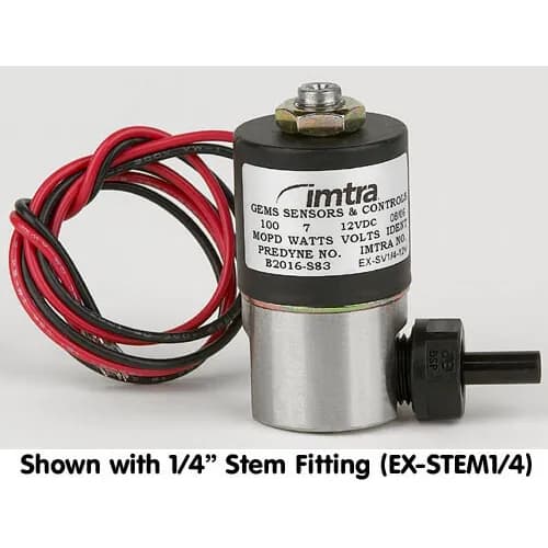 Solenoid Valve, 1/4", 12V 