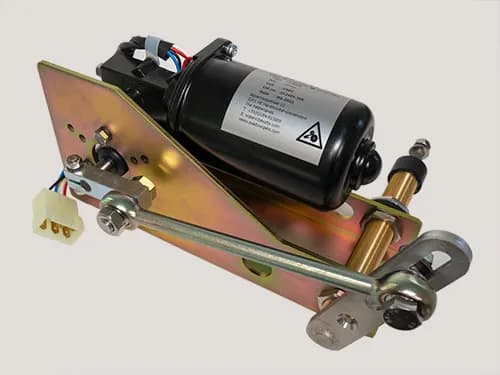 Wiper Motor 255BS, 12V/55Nm For 35mm (1-3/8") Bulkheads, Single Shaft