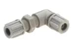 Bent (90 degree) Bulkhead Connector Adapts to Standard Plumbing System product image