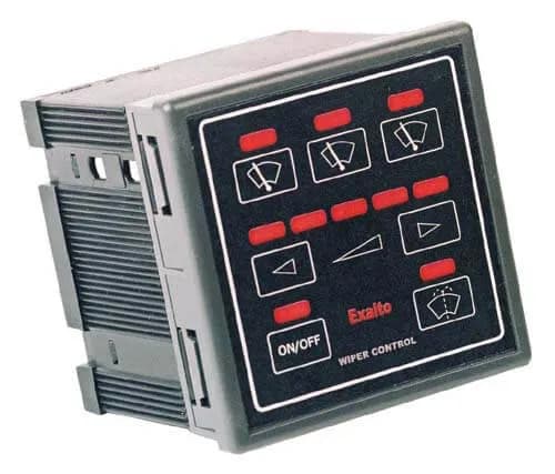CT3EX 3-Wiper Dual Control Panels, 12/24V With 2 x Black Trim product image
