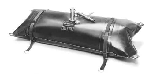 Large Holding/Diesel Tank, 53 gallon with 2 Brass Fittings Installed & 2 Straps