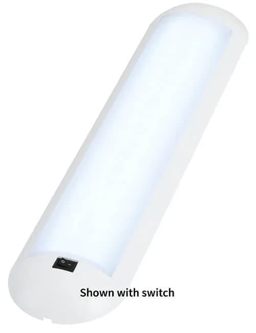F-30.1 Stream w/sw, White, Warm White LED, 12VDC Surface-Mount Linear Fixture, 15" Length, IP40