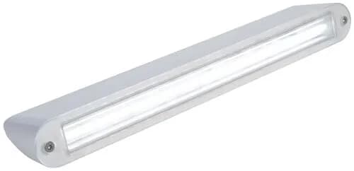F-25 Angled LED Deck Light, White Base, Warm White, 10-30VDC, 17W  *Updated Design Aug 2019* product image