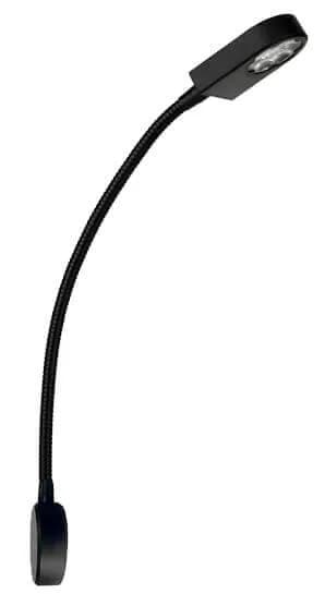 F-26 TouchLED, Black, 12" (300mm), Red Bulkhead Mount, 10-30VDC