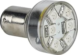 "Mini" LED Replacement Bulb, Warm White, BA15s 10-30VDC (1.5W), Directional