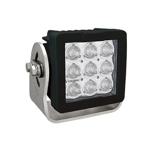 Imtra Offshore 9-LED Marine Deck Light 11-65VDC, 63W, 25°, Black Finish, IP68/69K