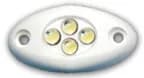 LED Cluster Courtesy Light, White, 12V 4 x white LED