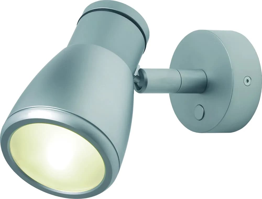 Munich, Matte Chrome, Shade & Switch Built-in Dimmer, 3 x 1W Warm White LEDs, 10-30VDC