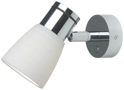 Munich, Chrome w/White Glass Shade & DIM2WARM (3000-2200K) product image