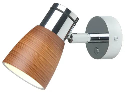 Munich, Chrome w/Brown Glass Shade & DIM2WARM (3000-2200K) product image