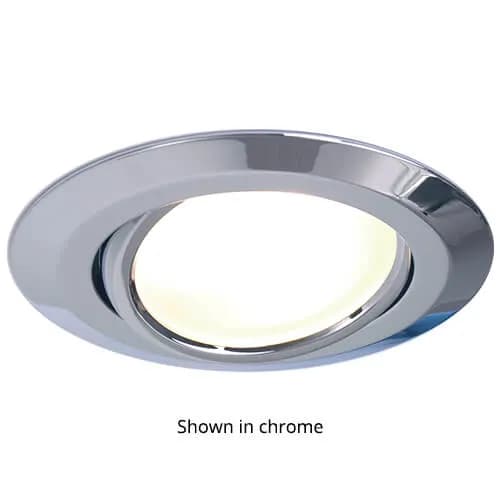 Leer LED Adjustable Downlight, Gold, 10-30VDC Warm White, Slave (dimmable with Master), IP20