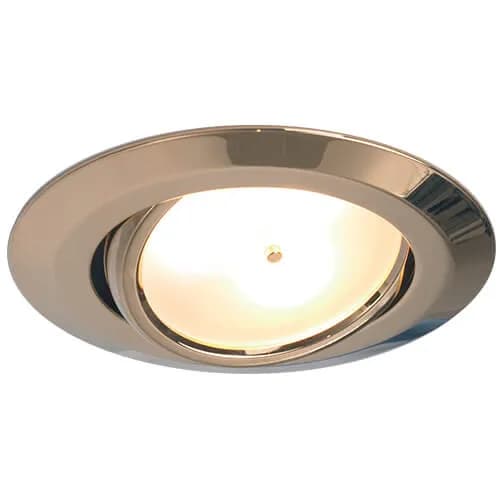 Leer LED Adjustable Downlight, Gold, 10-30VDC Warm White, Master (Dimmable), IP20
