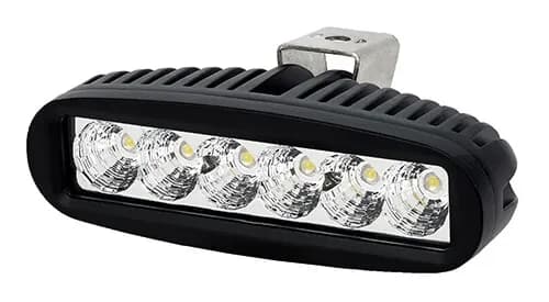 IML Bracket-Mount 18W LED Cockpit & Deck Light 10-32VDC, Black Finish, IP67