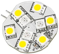 "X-Beam" Dual Color LED Replacement Bulb Red/Warm White, 10-30VDC (1.6W), G4 Socket product image