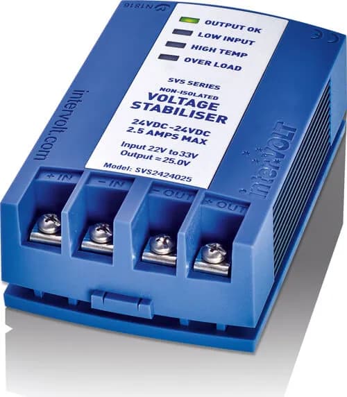 Power Conditioner: 2.5 Amp Max, 16-32VDC Input, 25VDC Output