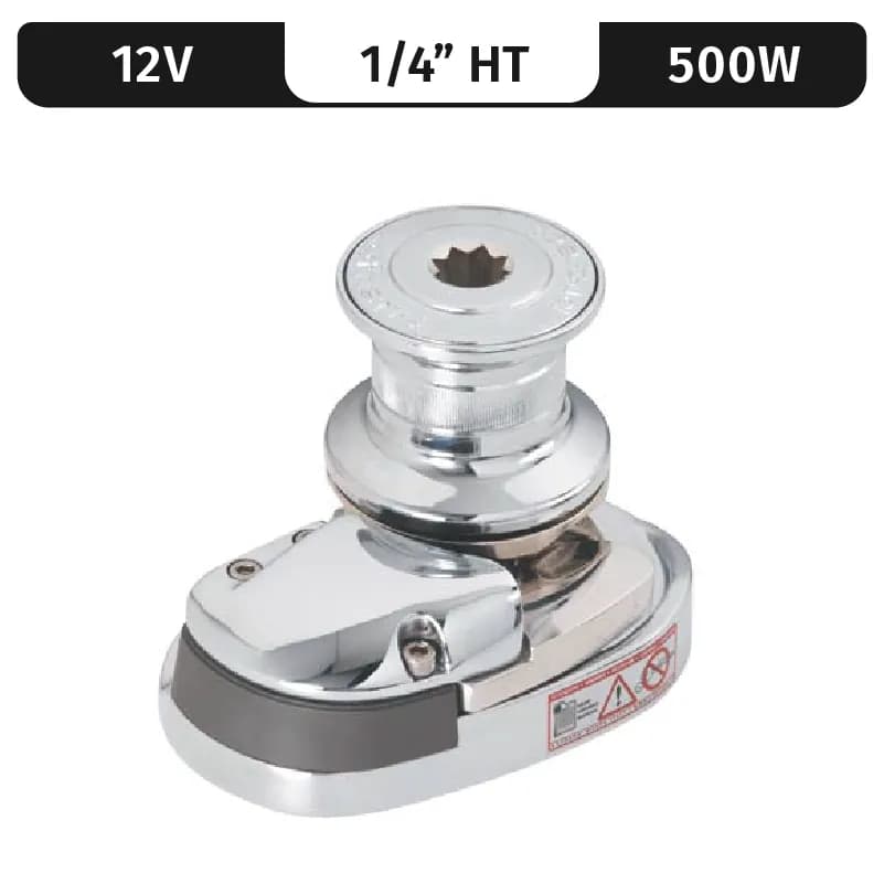 PROJECT 500/X1, 12VDC, 500W CAPSTAN, 1/4"HT GYPSY