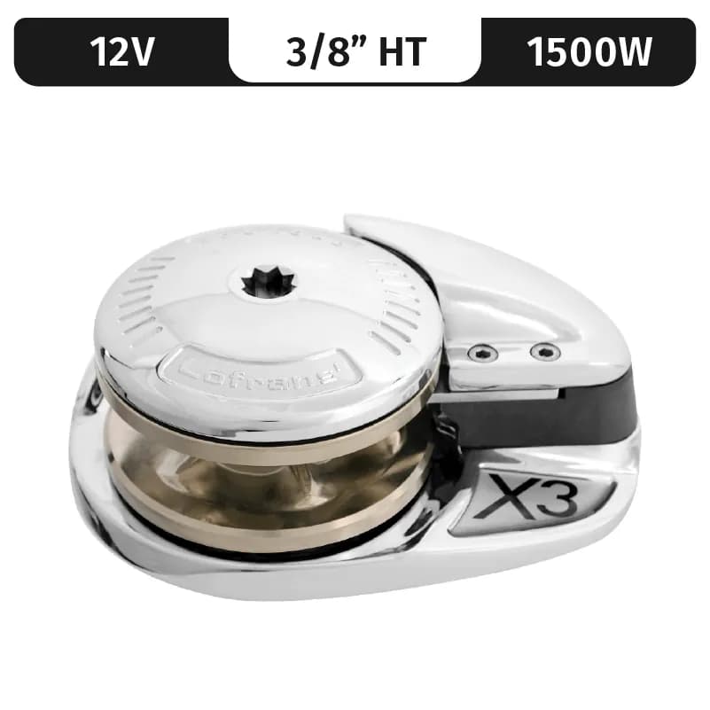 PROJECT 1500/X3, 12VDC, 1500W LOW-PROFILE, 3/8"HT GYPSY product image