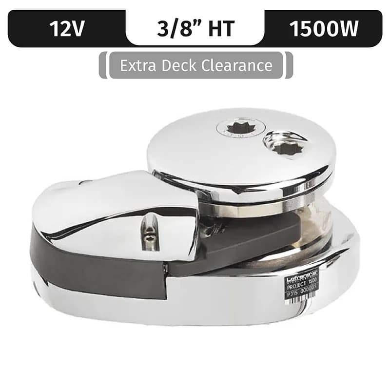 PROJECT 1500/X3, 12VDC, 1500W LOW-PROFILE, LONG SHAFT, 3/8"HT GYPSY product image