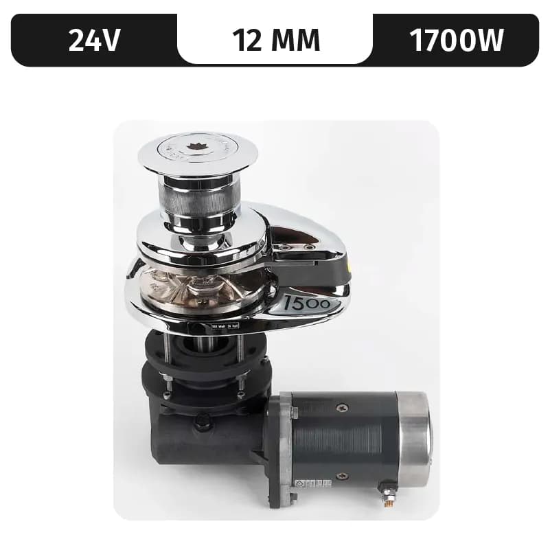 PROJECT 1500/X3, 24VDC, 1700W CAPSTAN, 12MM-7/16"HT GYPSY product image