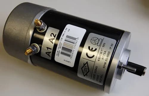 Electric motor 500 W 12 V, for Marlin and Dorado, #233b.