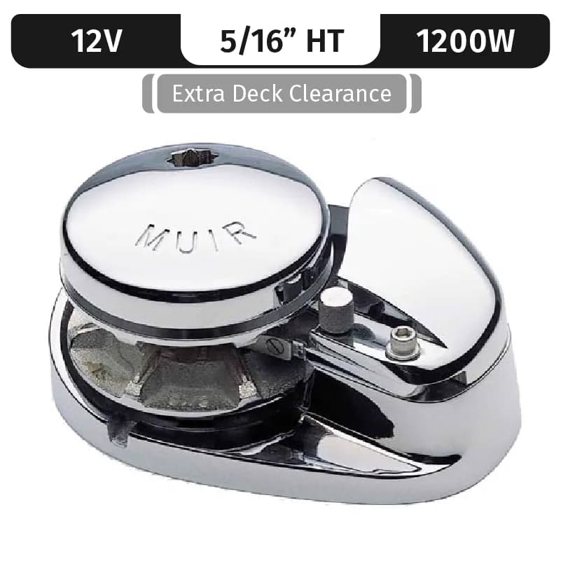 Storm VR1250, Stainless Steel, 12V, 1200W, Low- Profile, Vert. Rope/Chain Long Shaft 5/16"HT/BBB product image