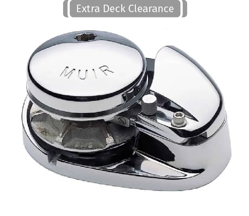 Storm 2200, Stainless Steel, 24v, 1500w Low-Profile, Vert. Long Shaft Windlass, 3/8"HT product image