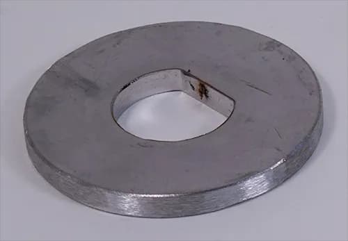 WASHER,"D", SS316, 2.5 x1x6mm 