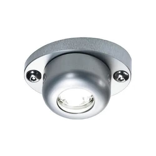Cabin Sailboat Starboard Spreader Light, 12/24V Cool White LED, 3.6W, 16° x 43°, Titanium Finish