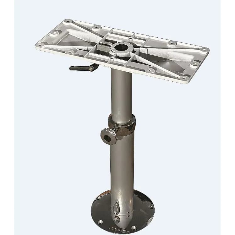 Table Column, Gas Adj HT, 475-720MM, 18.7-28.3" Twist-Lock Base, Anodized product image