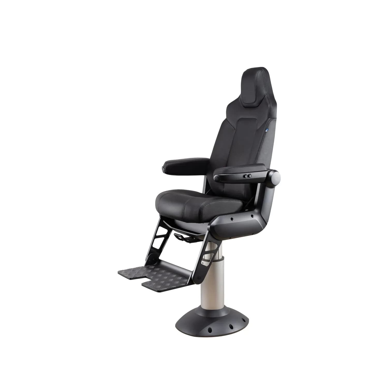 Norsap 1600, Seat Height 28.4" - 36.2" Chair Mount Foot Rest, Flange Base, Gas Dampened