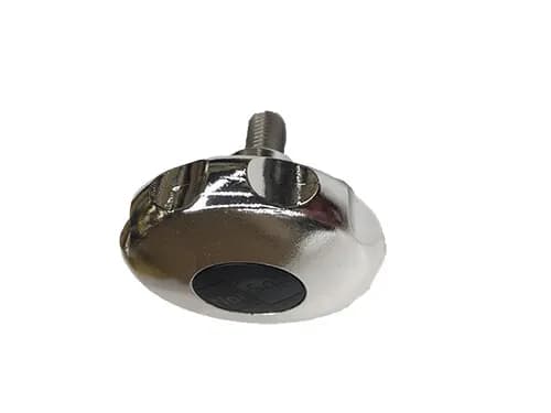 Adjustment Knob, with Norsap logo, ø60 M10 Chromed Plastic product image