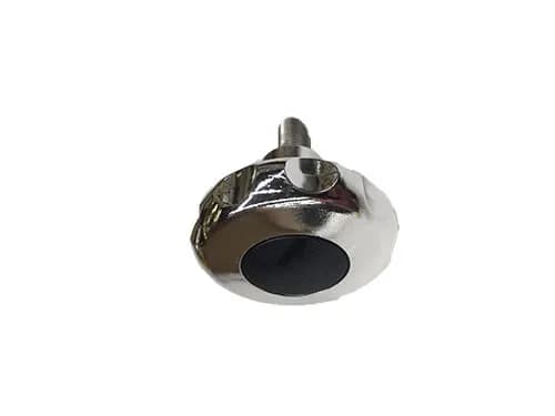Adjustment Knob, with Norsap logo, ø50 M8 Chromed Plastic product image