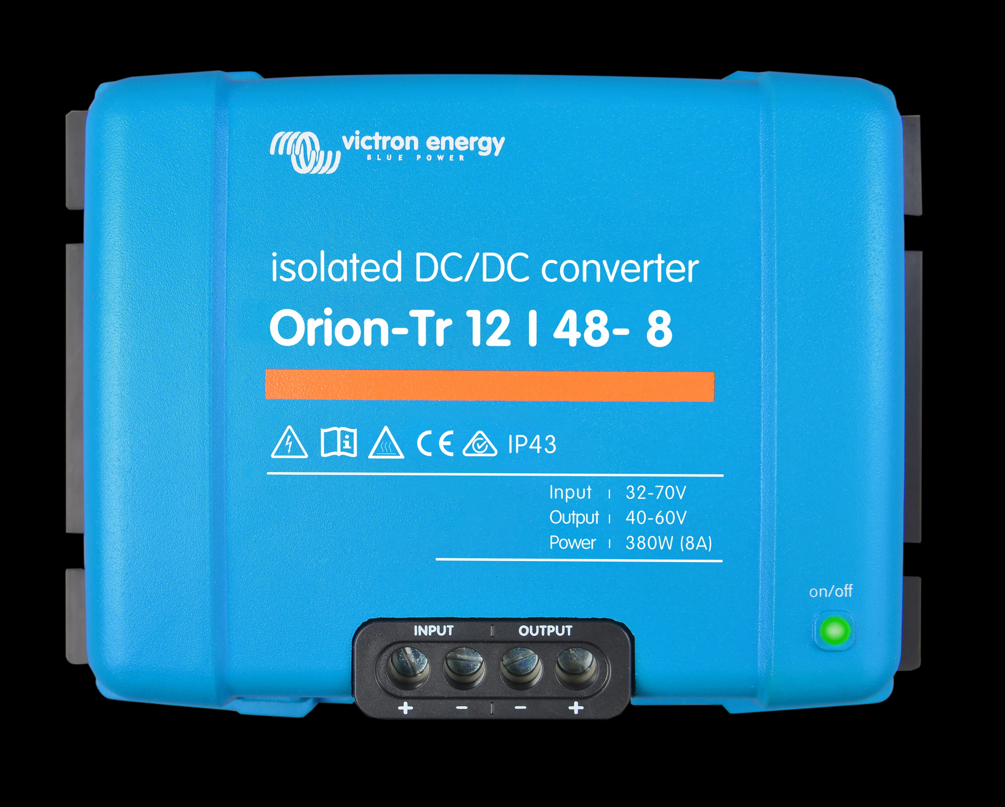Orion-Tr DC-DC Converter 12/48V-8A (380W), Isolated product image