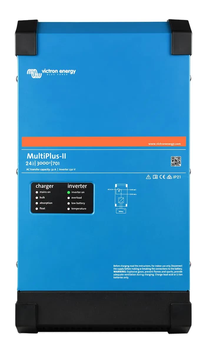 Multiplus-II Inverter/Charger 24/3000/70-50 (120VAC) UL product image