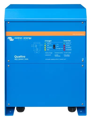 Victron Quattro Inverter/Charger 24/5000/120-120VAC