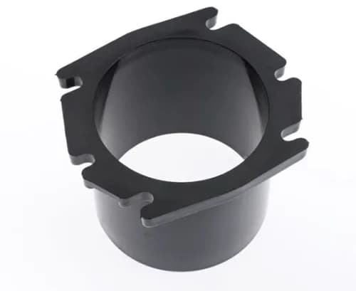 Adaptor for vents for tube 75mm (dull black)