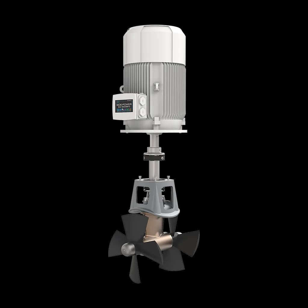 Thruster, AC, 450 kg Thrust/386mm tnl, comp prop 208-240VAC 3-phase input power, Vertical mount